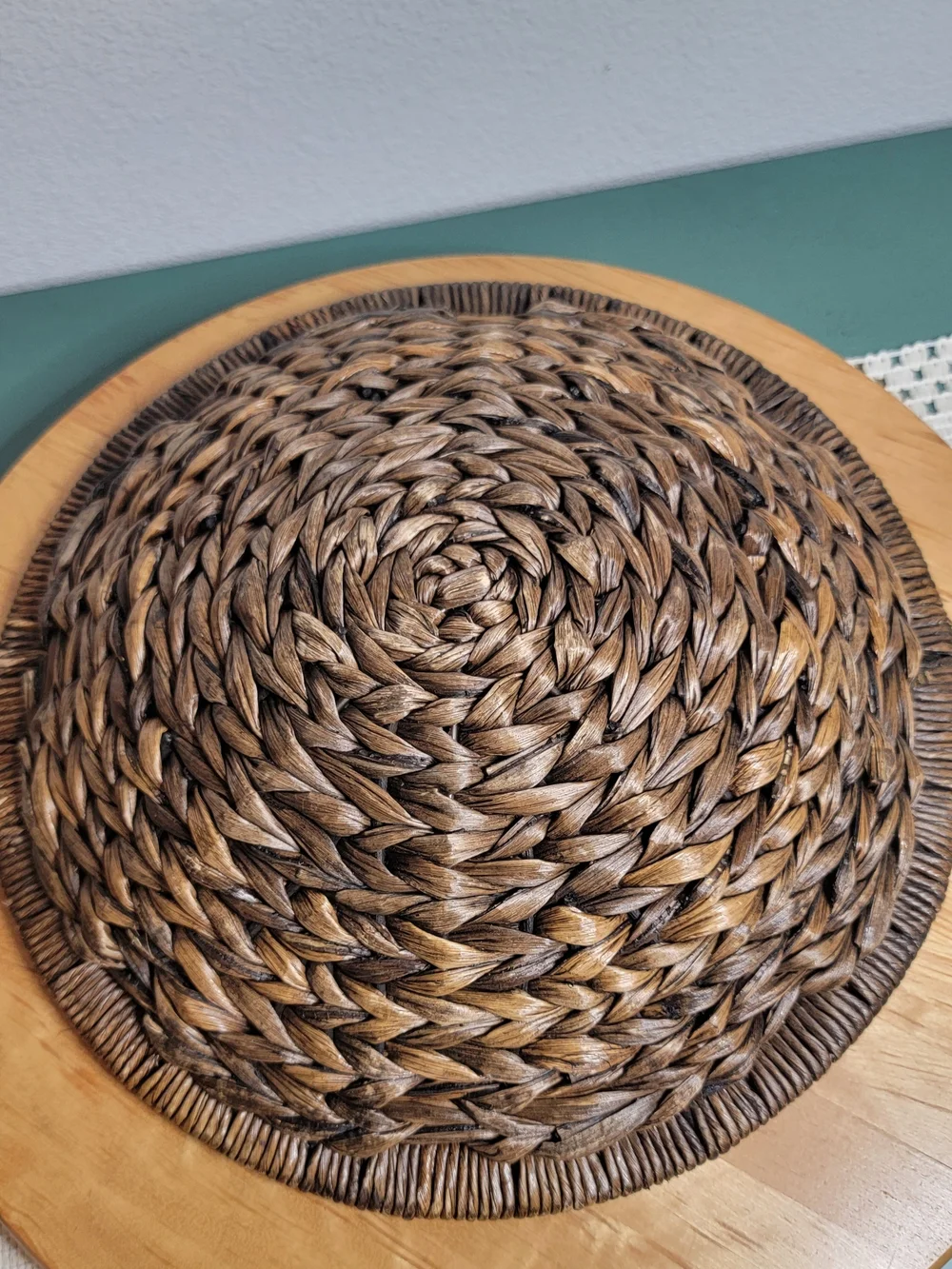 Source Unknown Handwoven Seagrass Basket - Brown